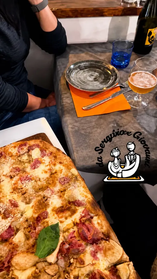 Pizza al tavolo