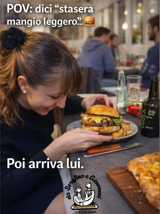 Burger al tavolo